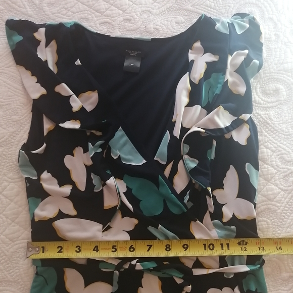 NWOT Ann Taylor Petite Butterfly Dress (4P) 🌴🦋 - Picture 7 of 9